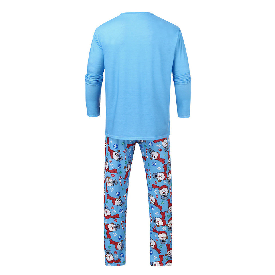 Christmas Parent-child Printed Long Sleeve Pajamas Homewear