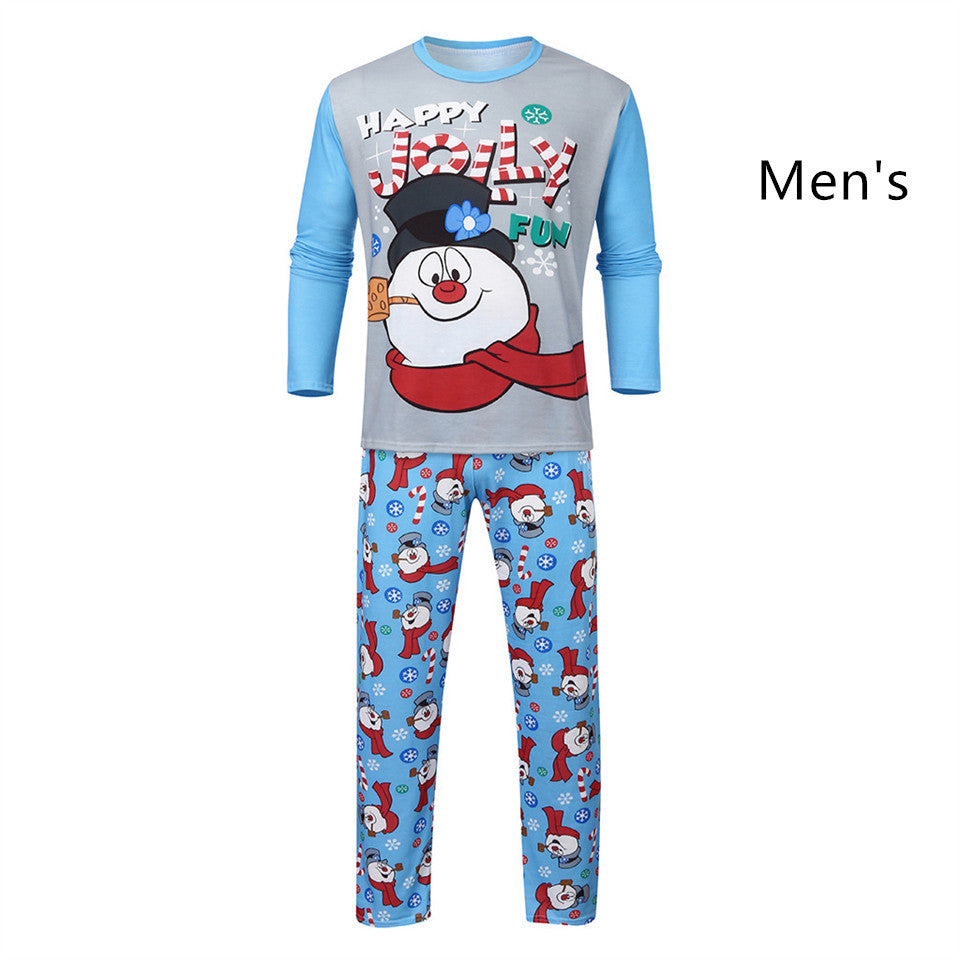 Christmas Parent-child Printed Long Sleeve Pajamas Homewear