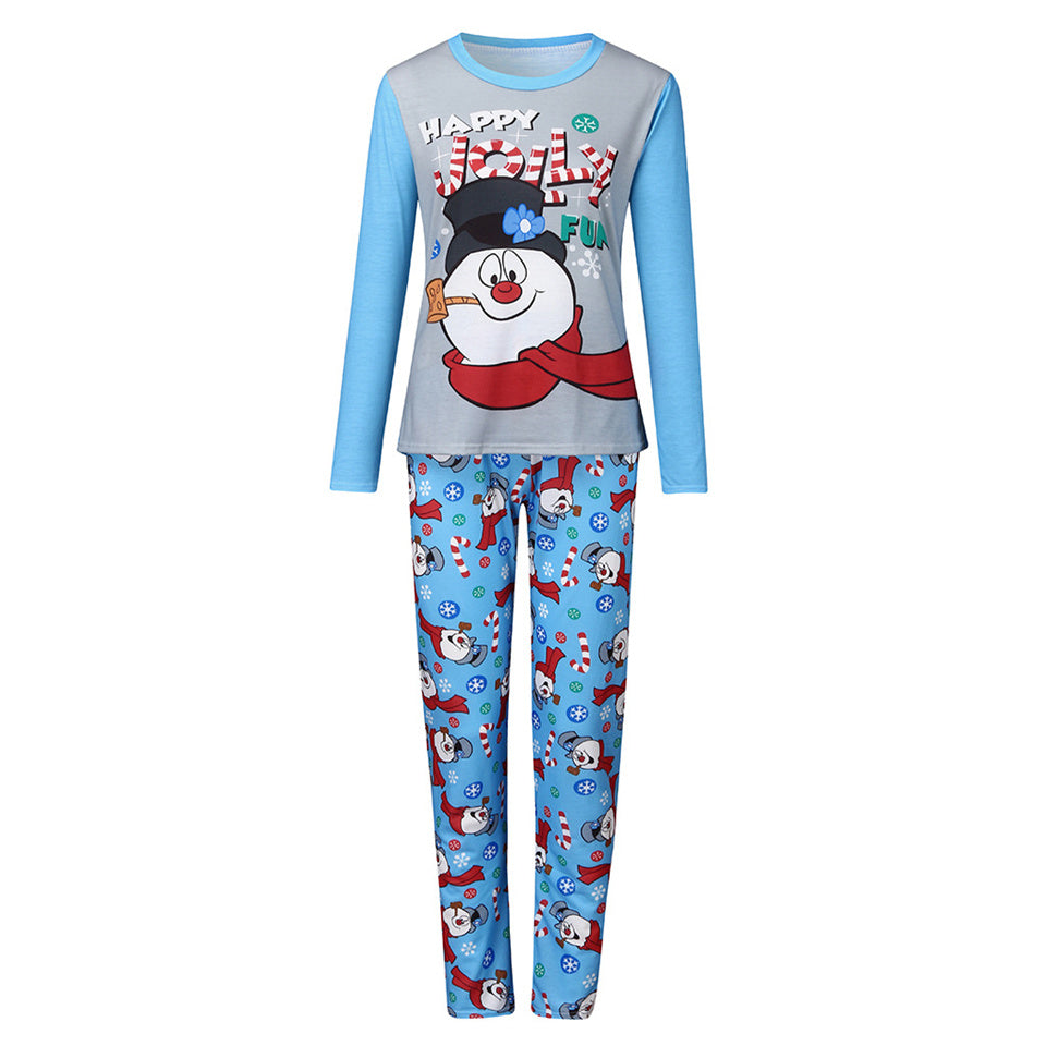 Christmas Parent-child Printed Long Sleeve Pajamas Homewear