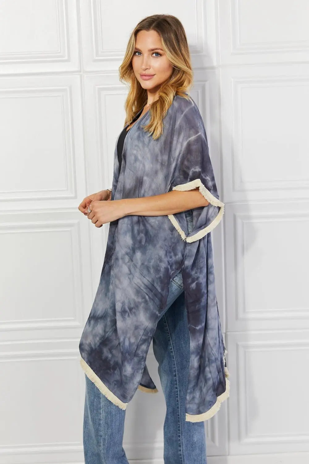 Justin Taylor Cloud Rush Swim Cover-Up Kimono - Sweet Wildflower Boutique