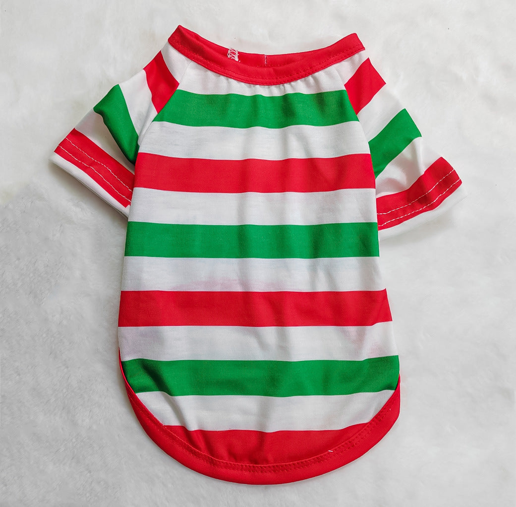 Old Man Striped Christmas Homecare Pajamas