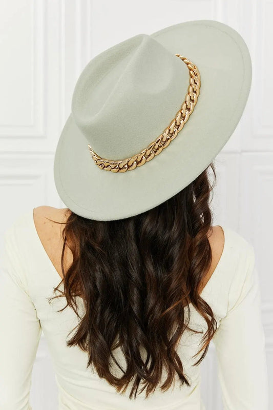 Fame Keep Your Promise Fedora Hat in Mint - Sweet Wildflower Boutique