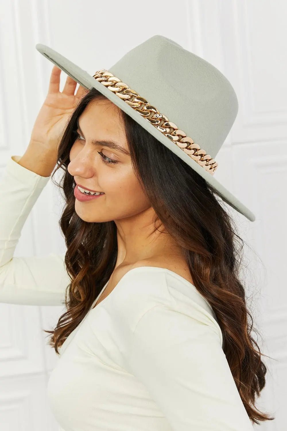 Fame Keep Your Promise Fedora Hat in Mint - Sweet Wildflower Boutique