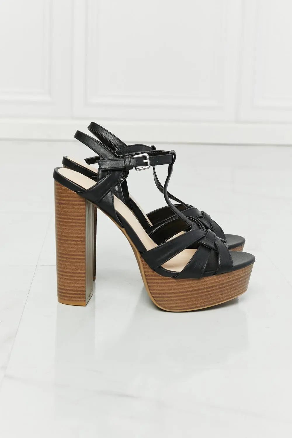 Legend She's Classy Strappy Heels - Sweet Wildflower Boutique