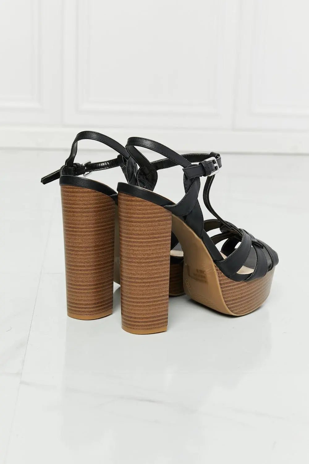 Legend She's Classy Strappy Heels - Sweet Wildflower Boutique