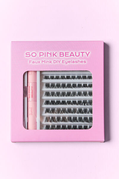 SO PINK BEAUTY Faux Mink Eyelashes Cluster Multipack