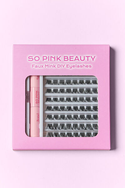 SO PINK BEAUTY Faux Mink Eyelashes Cluster Multipack